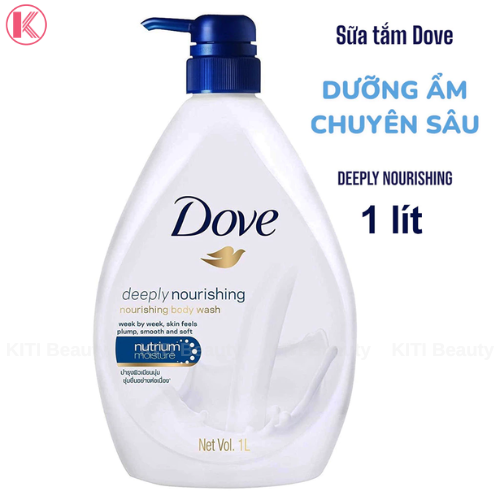 Sữa Tắm Dove Dưỡng Ẩm Chuyên Sâu Deeply Nourishing 1000ml